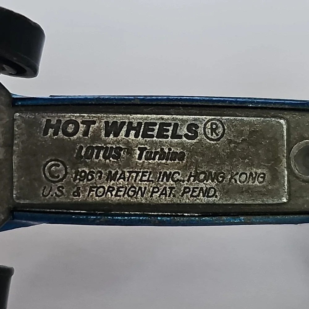 1969 Hot Wheels Lotus Turbine Blue‎ Spectraflame Redline Hong Kong 70 Vintage